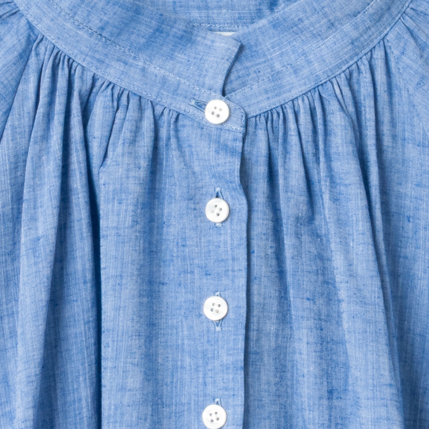 [le ciel de HARRISS] Volume Sleeve Mini Collar Shirt