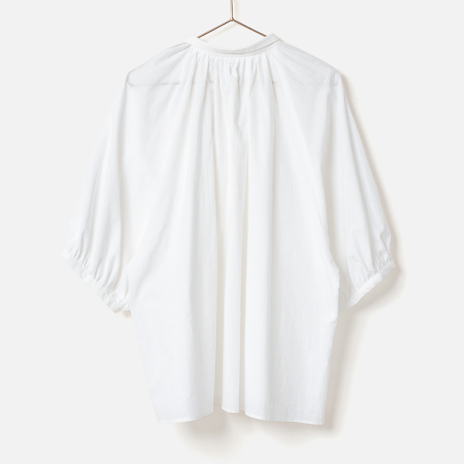 [le ciel de HARRISS] Volume Sleeve Mini Collar Shirt