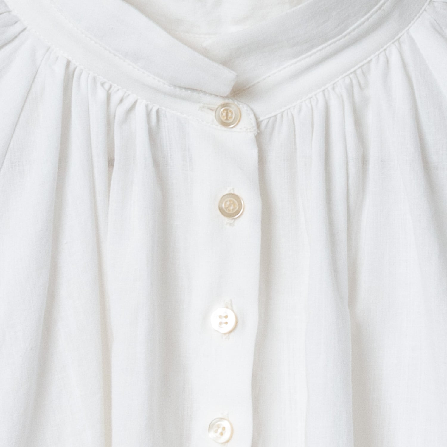 [le ciel de HARRISS] Volume Sleeve Mini Collar Shirt