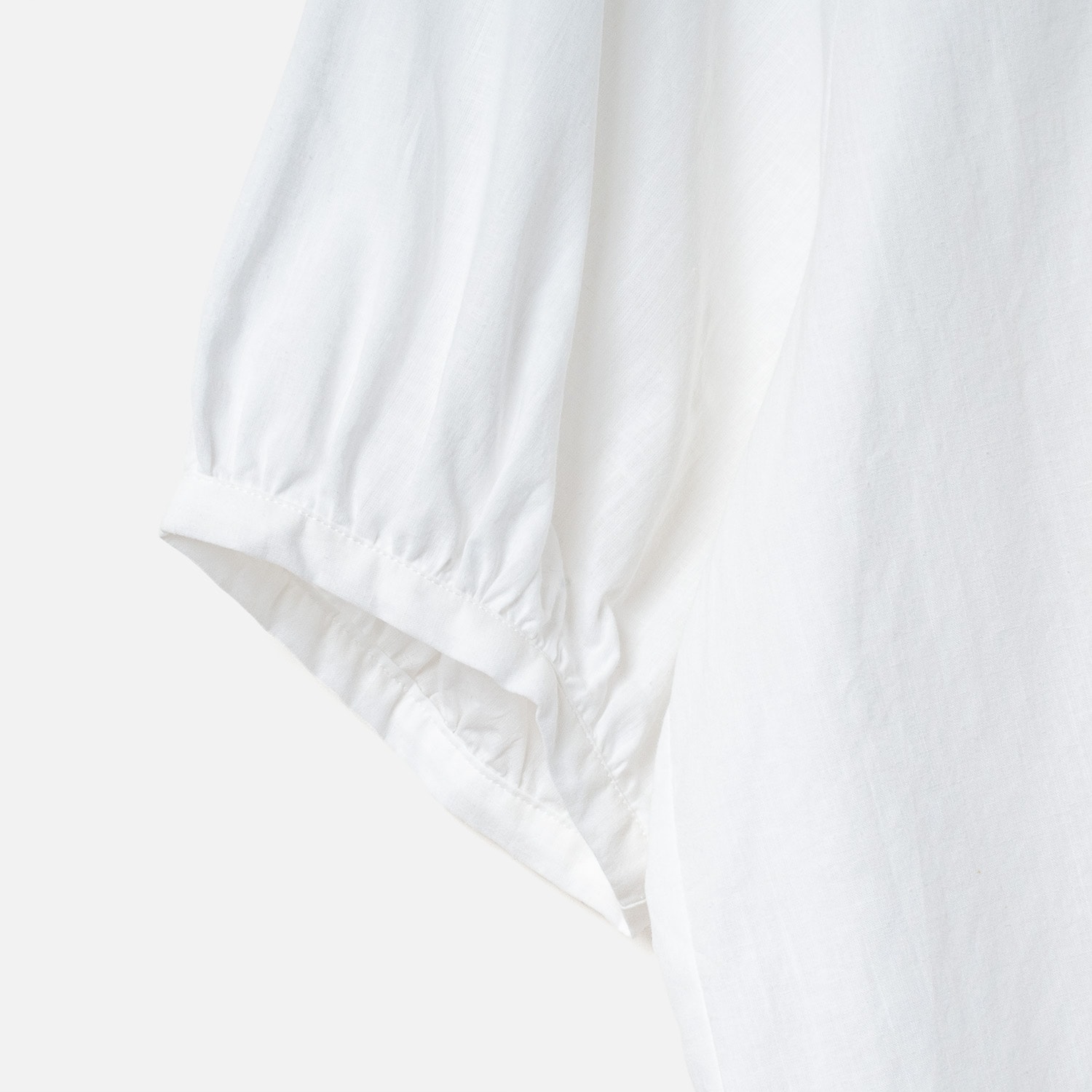 [le ciel de HARRISS] Volume Sleeve Mini Collar Shirt