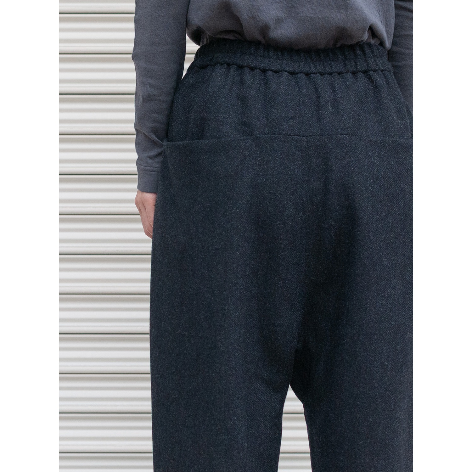 [RaPPELER] 2Way Sarouel pants_Navy blue(50)