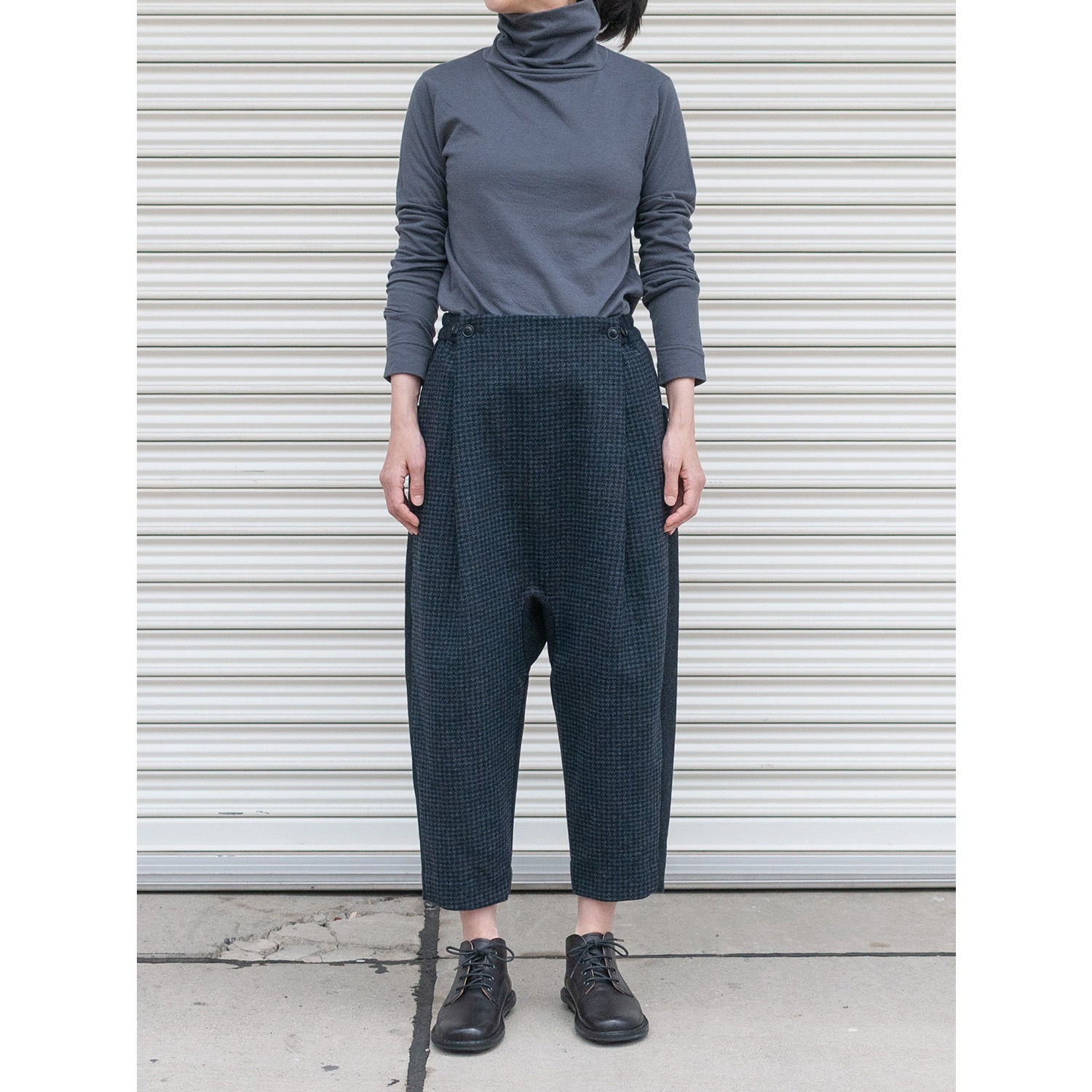 [RaPPELER] 2Way Sarouel pants_Navy blue(50)