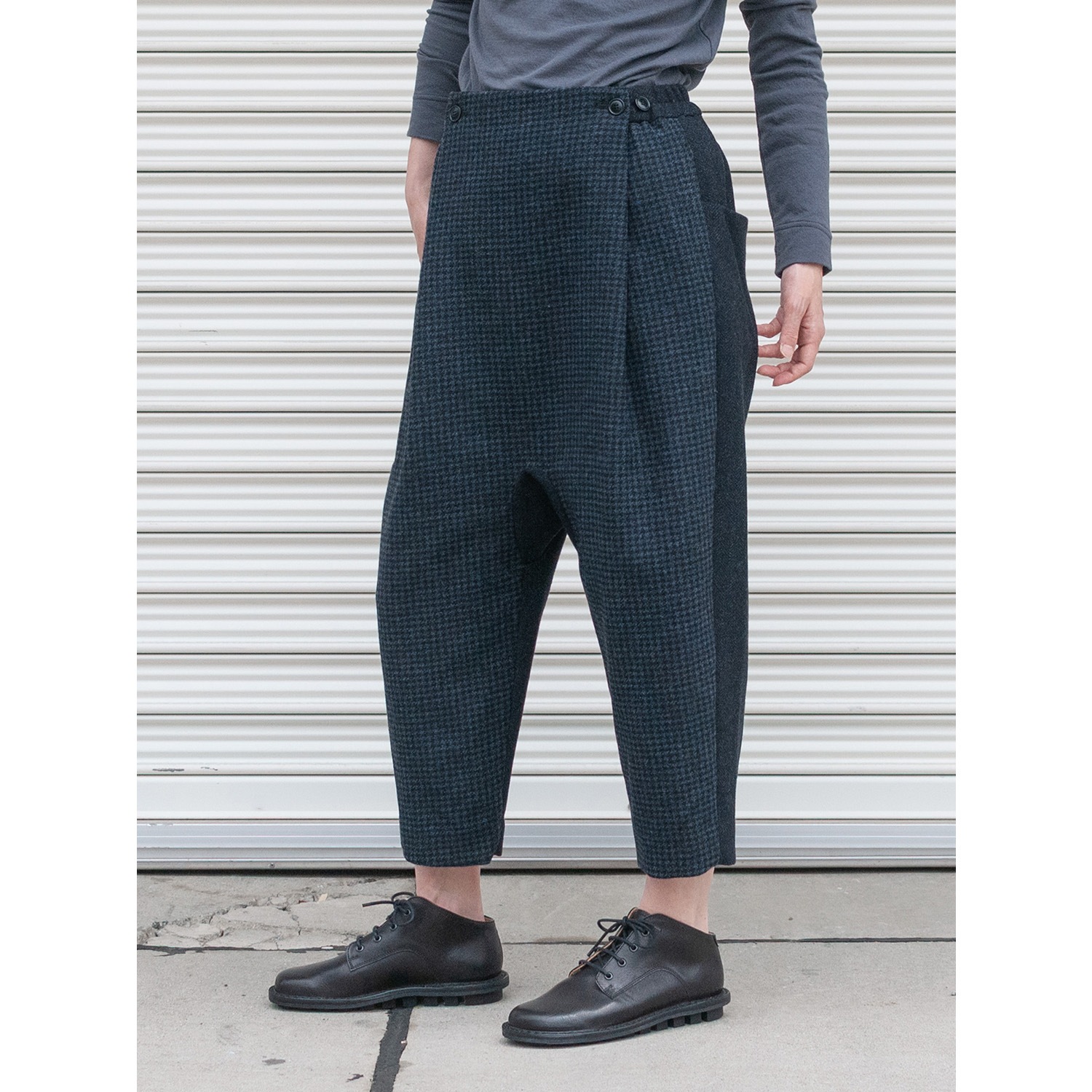 [RaPPELER] 2Way Sarouel pants_Navy blue(50)