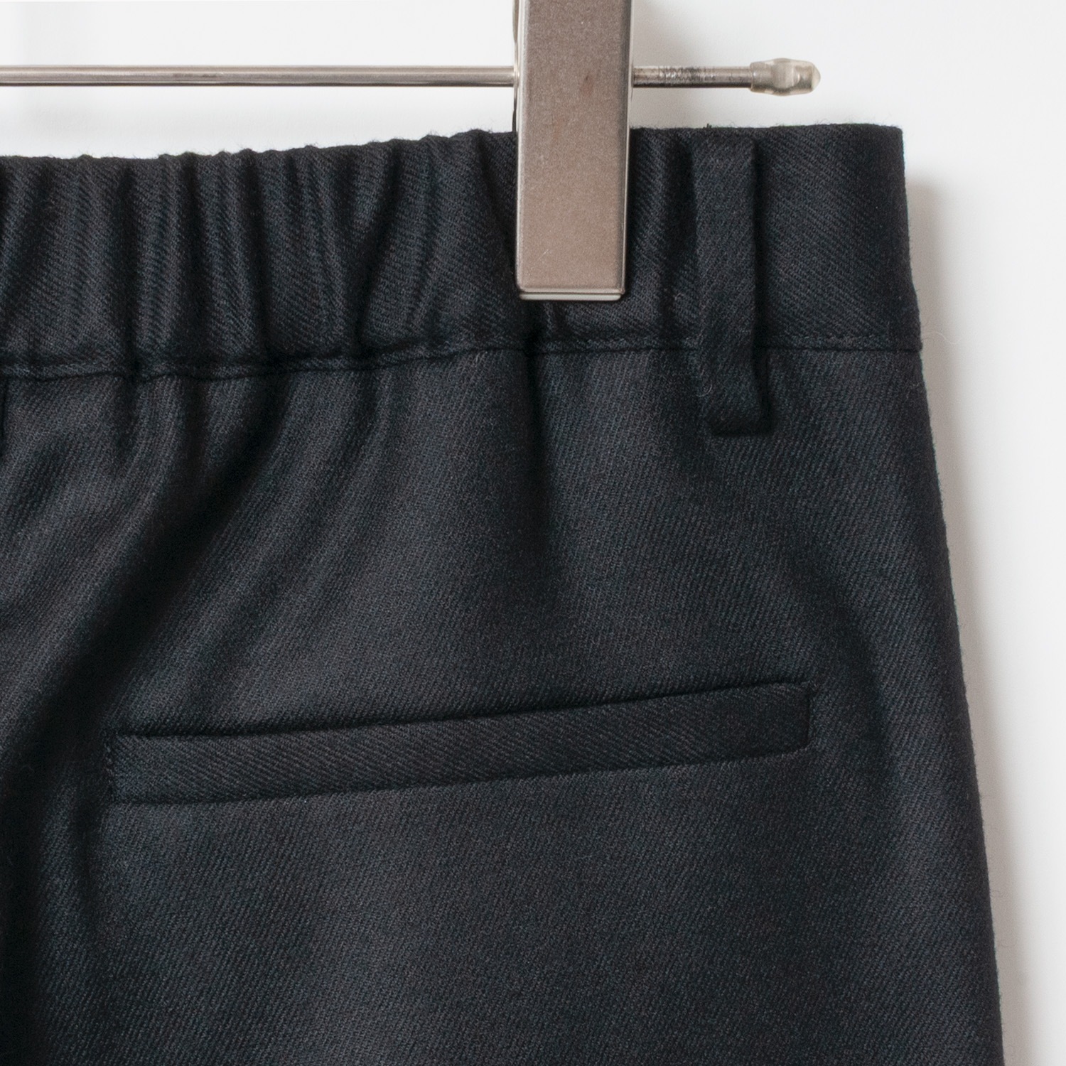 [Harriss] Straight two-tuck pants_Black(80)