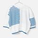 [RaPPELER] 2way Striped Knit_Sax blue(52)