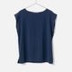 [le ciel de HARRISS] Cap Sleeve Boat Neck T-Shirt