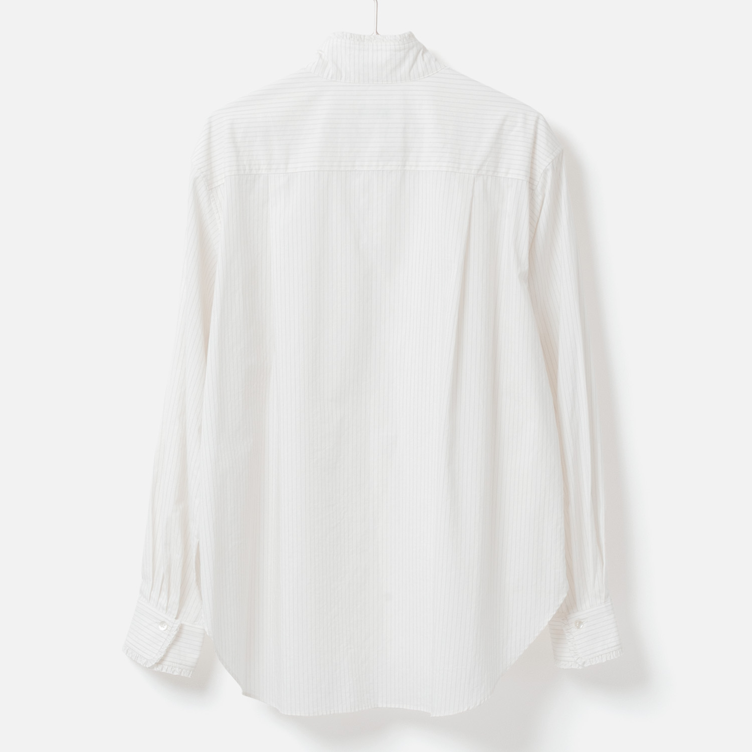 [Harriss] Gathered ruffle shirt