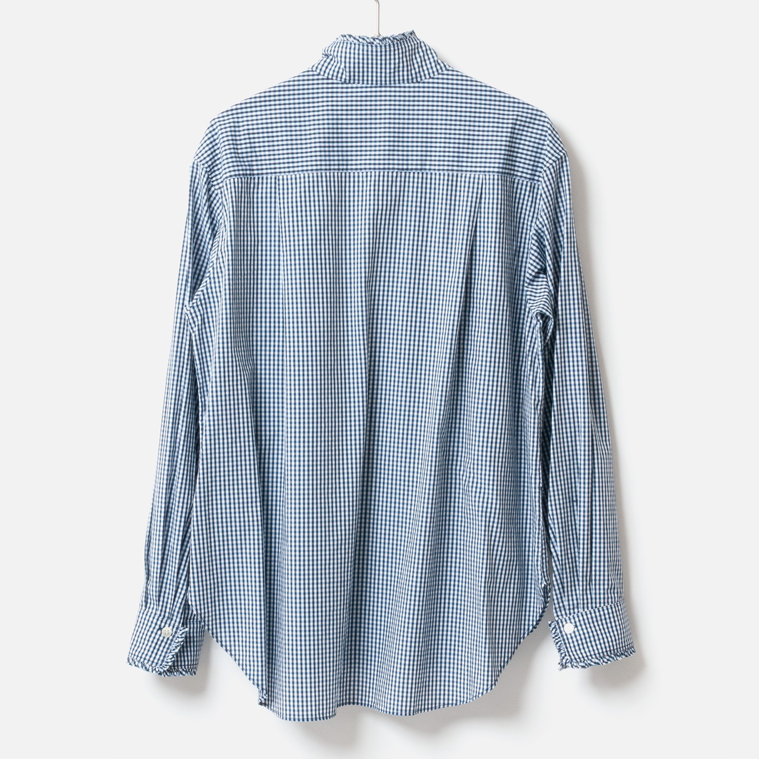 [Harriss] Gathered ruffle shirt