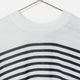 [RaPPELER] 2way Striped Knit_Black(80)