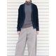 [RaPPELER] Deer slub knit cardigan_Navy blue(50)