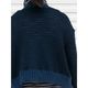 [RaPPELER] Deer slub knit cardigan_Navy blue(50)