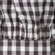 [RaPPELER] Gingham Check Switched Blouse_Brown(71)