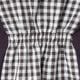 [RaPPELER] Gingham Check Switched Blouse_Brown(71)