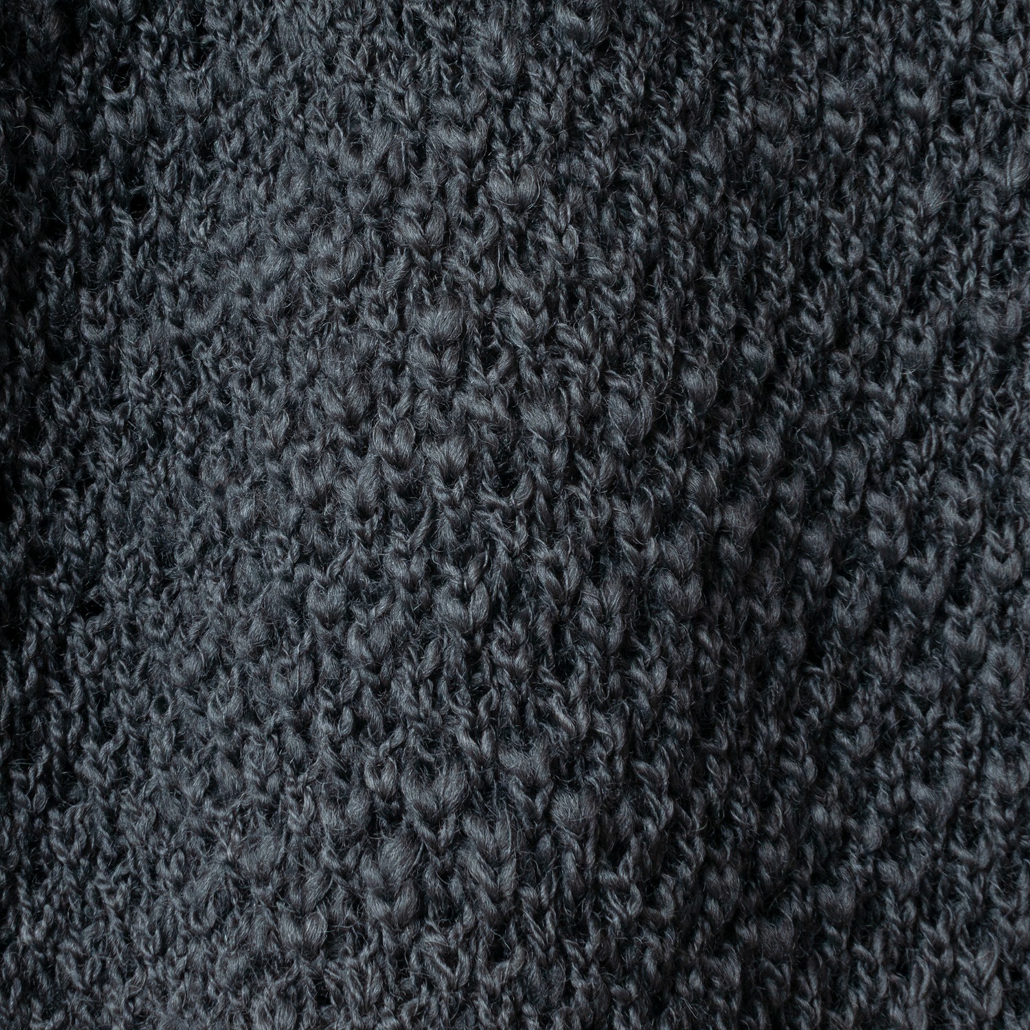 [RaPPELER] Deer slub knit cardigan_Charcoal gray(81)