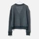 [RaPPELER] Deer slub knit cardigan_Charcoal gray(81)