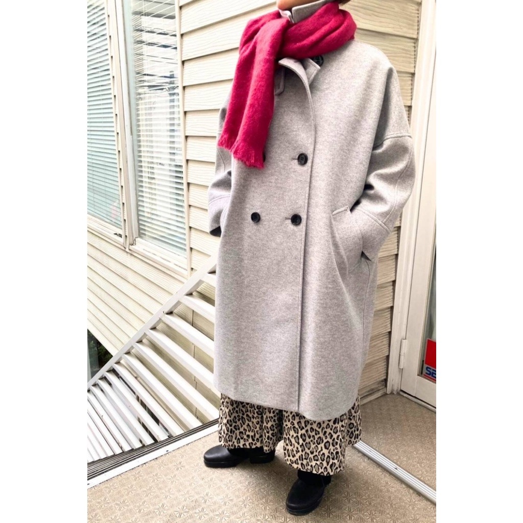 [Harriss] Oversize double coat