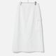 [RaPPELER] Sulfurized Damaged Washed Skirt_White(01)