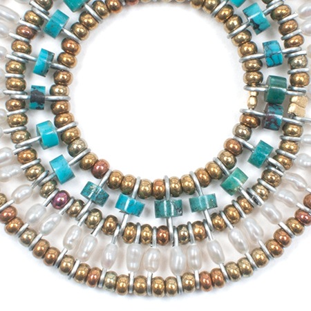 [ziio] O EARRING ( TURQUOISE )