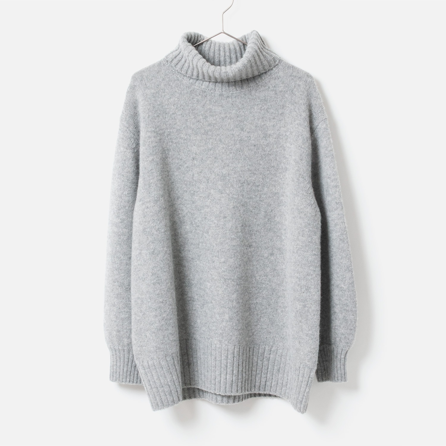 [Harriss] Lambswool turtle sweater