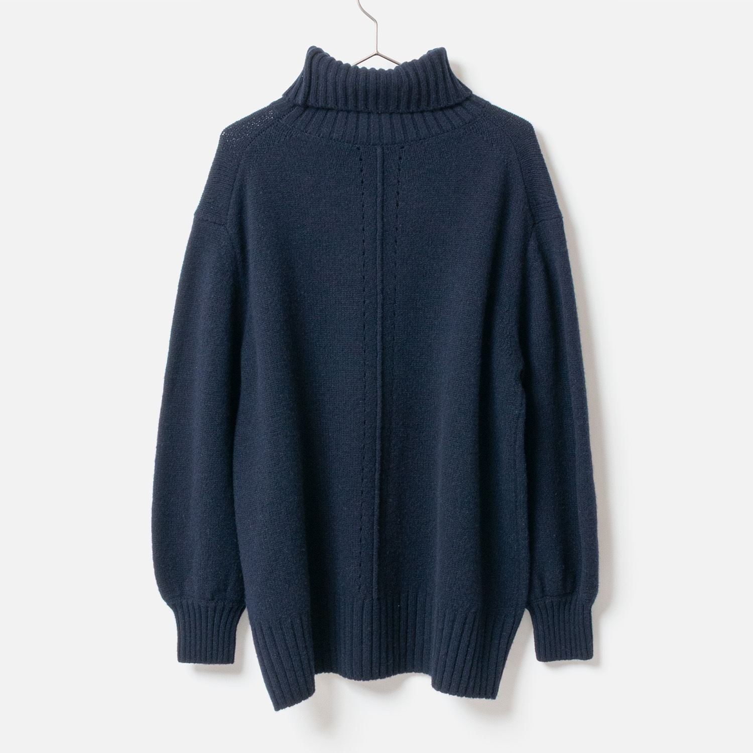 [Harriss] Lambswool turtle sweater