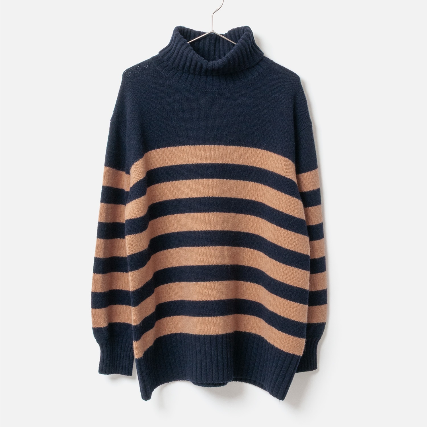[Harriss] Lambswool turtle sweater