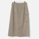 [RaPPELER] Sulfurized Damaged Washed Skirt_Beige(61)