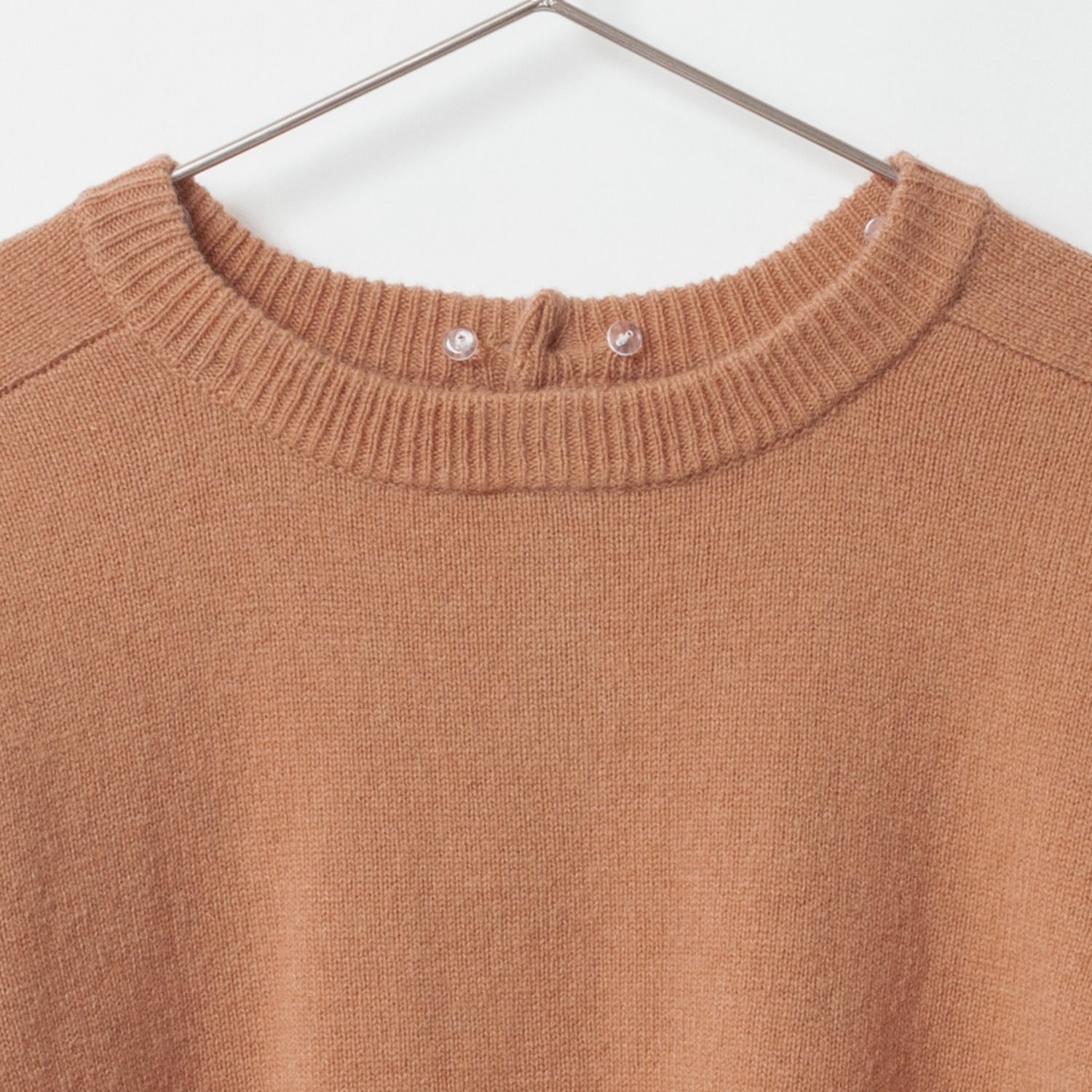 [Harriss] Cotton Ruffle Collared Crew Sweater