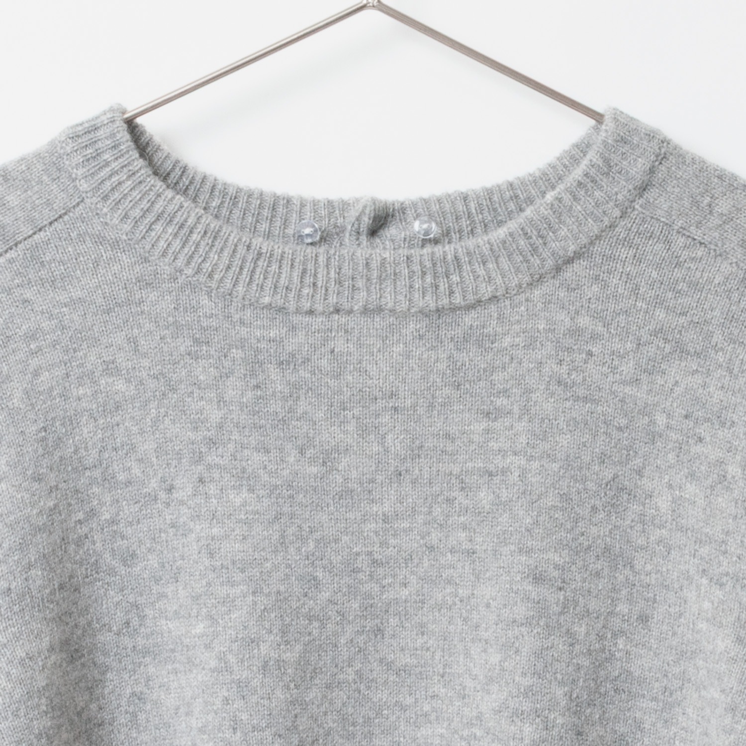 [Harriss] Cotton Ruffle Collared Crew Sweater