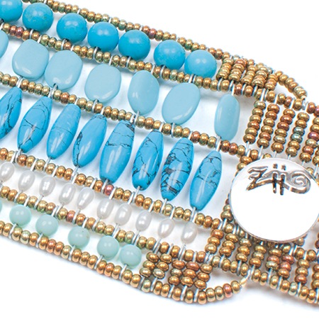 ziio] MONOCROMO BRACELET ( BLUE ) | KANEMAN E-STORE