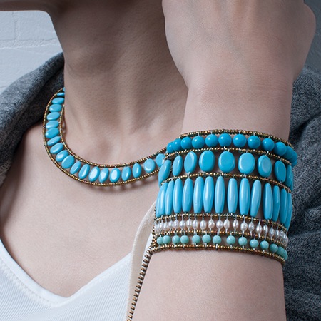 ziio ブレスレット ziio] MONOCROMO BRACELET ( BLUE ) | KANEMAN E-STORE