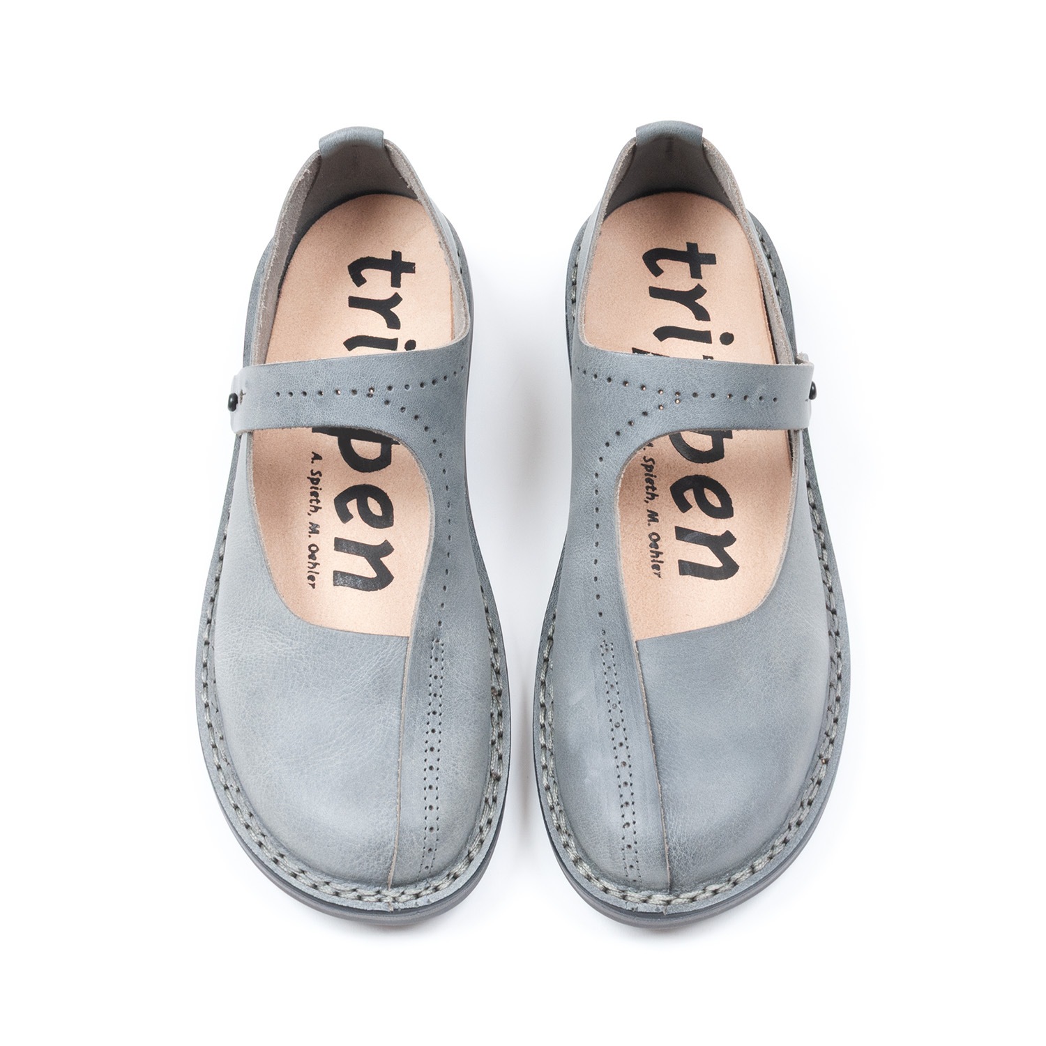 [trippen] Clip f ( grey-bi-waw )