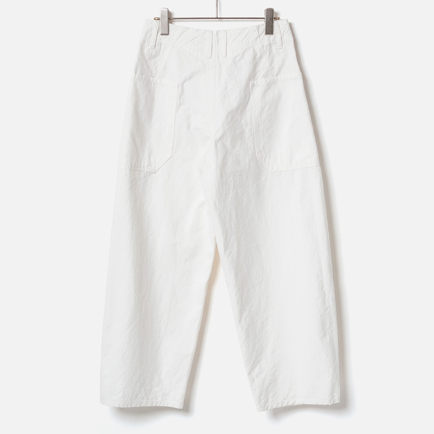 [RaPPELER] High-density twill pants_White(01)