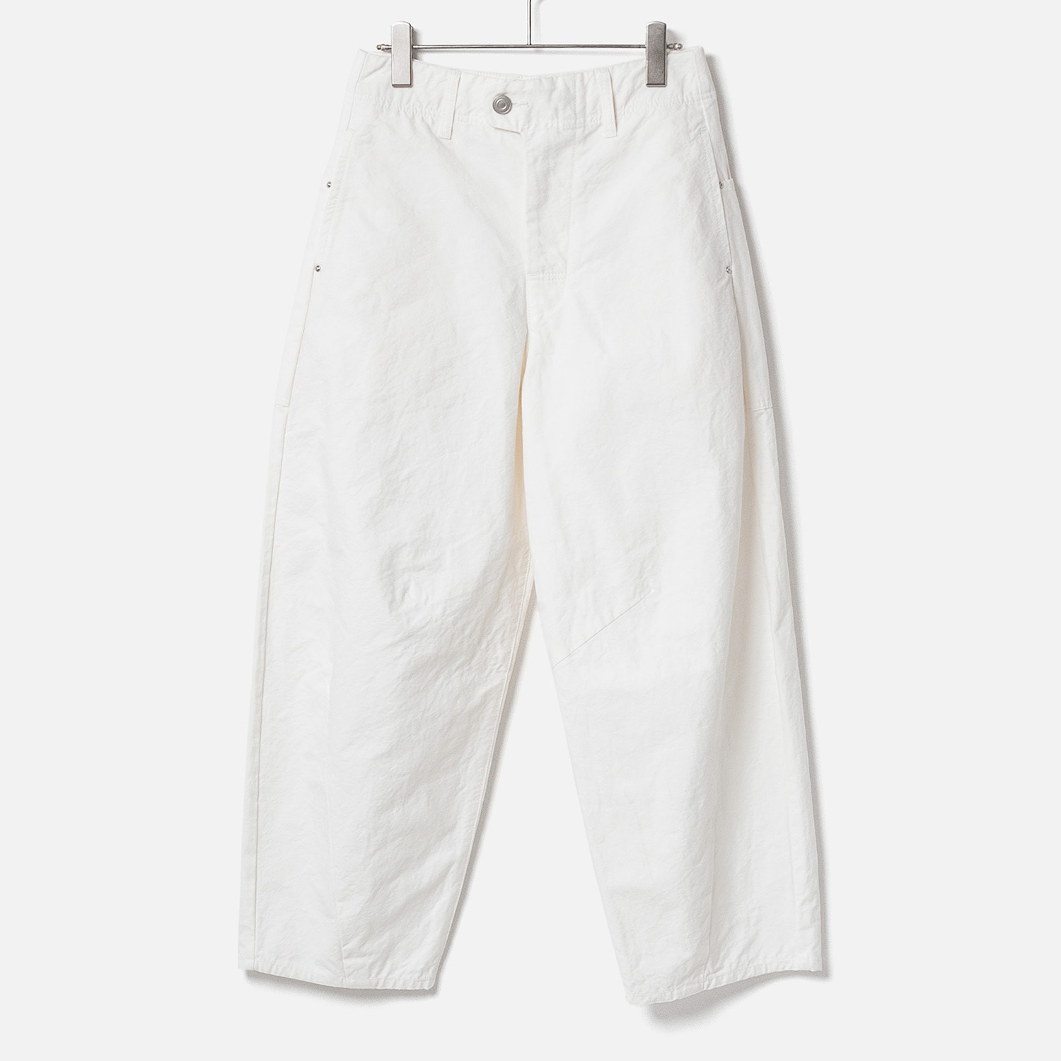[RaPPELER] High-density twill pants_White(01)