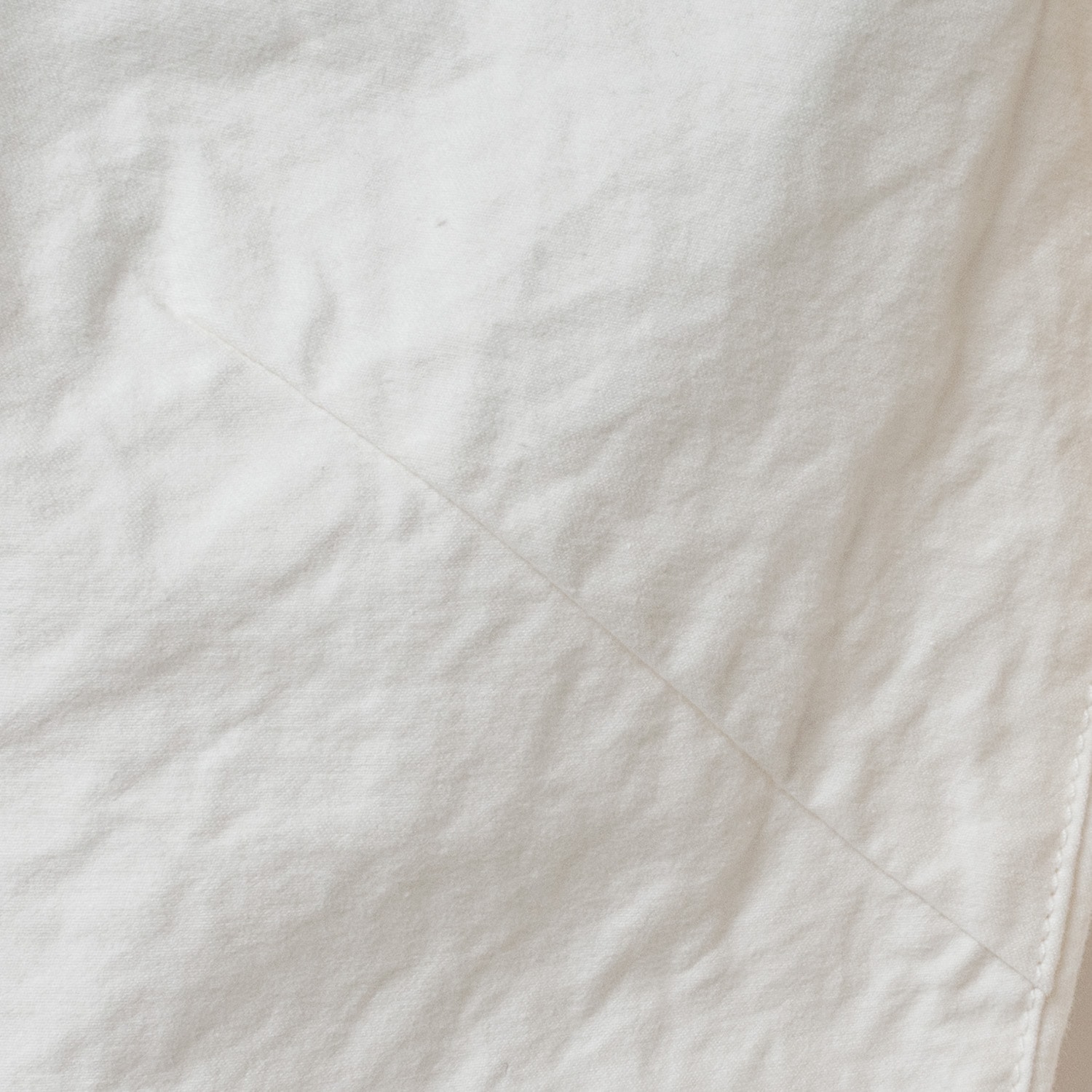 [RaPPELER] High-density twill pants_White(01)