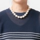 [Harriss] Resin pearl necklace