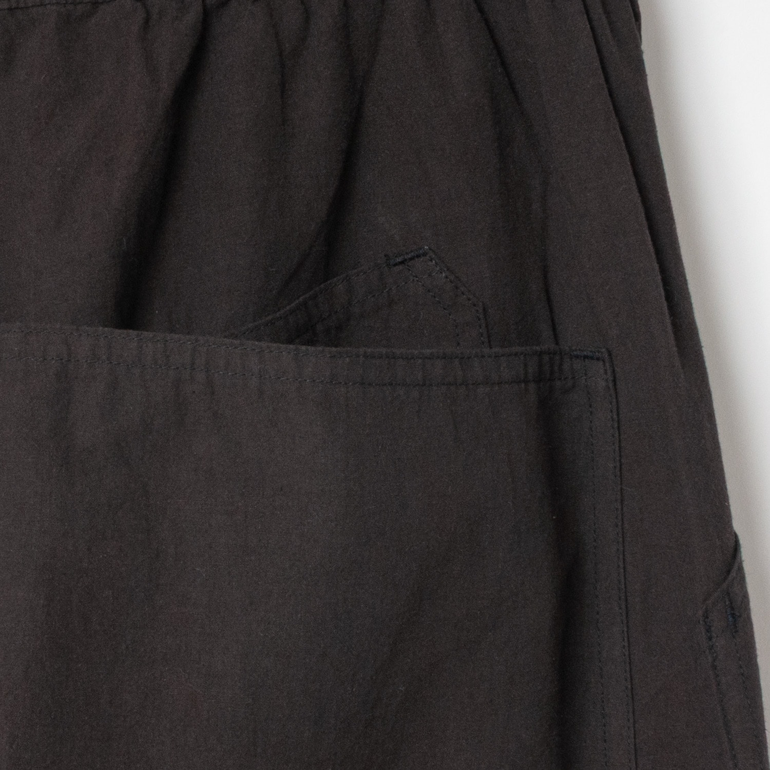 [RaPPELER] One-Tuck Wide-Leg Pants_Black(80)