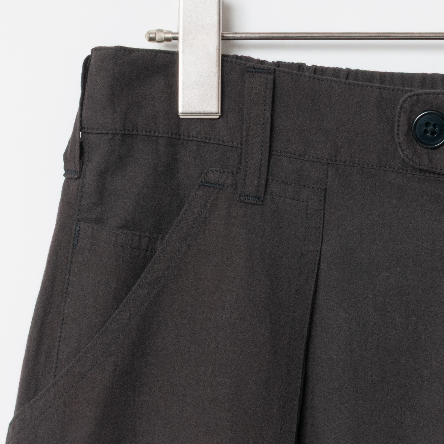[RaPPELER] One-Tuck Wide-Leg Pants_Black(80)
