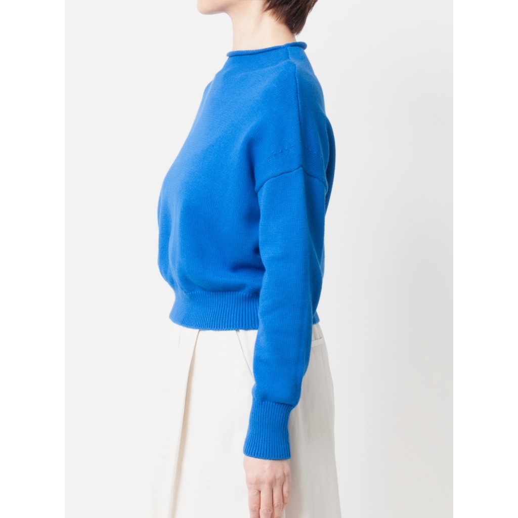 [Harriss] Roll Collar Knit Pullover