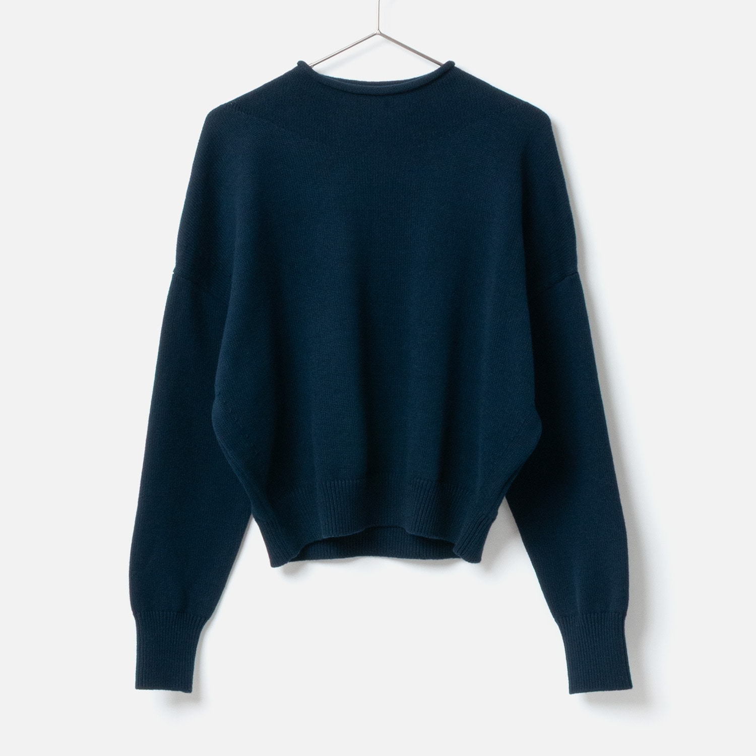 [Harriss] Roll Collar Knit Pullover