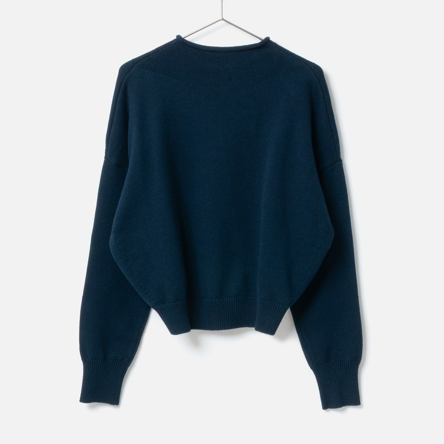 [Harriss] Roll Collar Knit Pullover