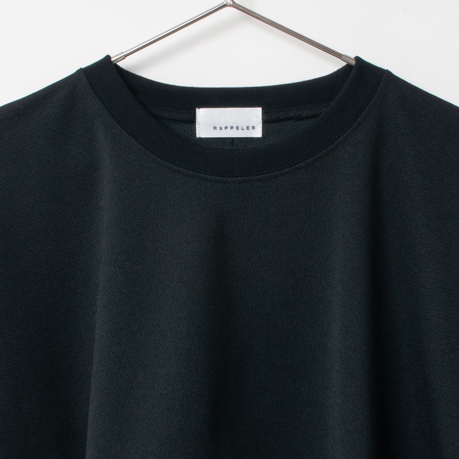[RaPPELER] Cocoon-style T-shirt_Black(80)