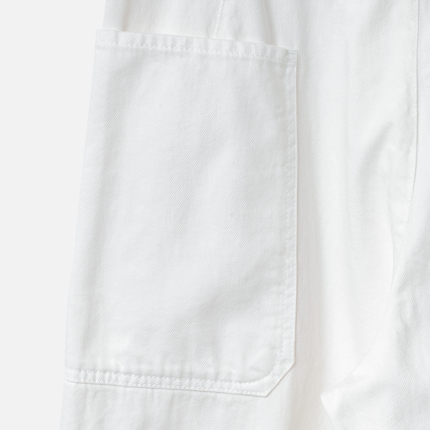 [RaPPELER] 8oz denim pants_White(01)