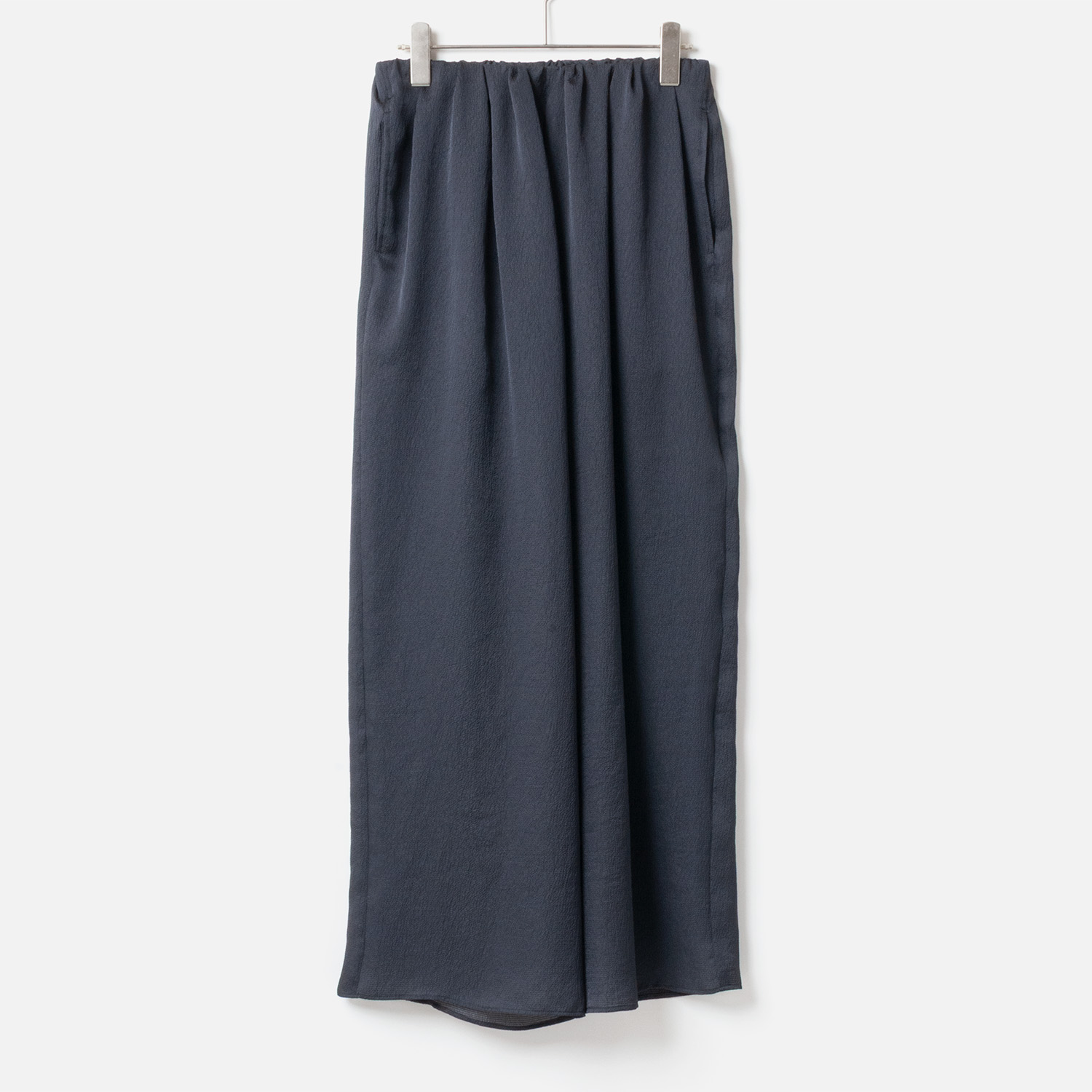 [Harriss] Waist Tuck & Gather Semi-Wide Pants