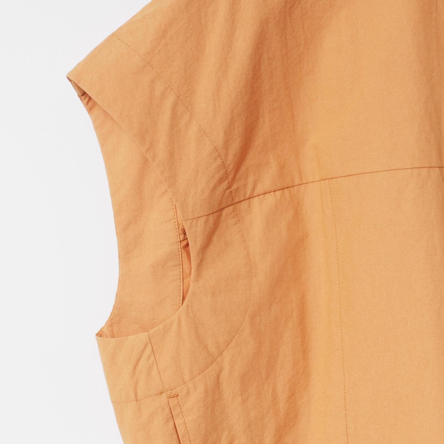 [RaPPELER] Cocoon Silhouette Blouse_Orange(91)