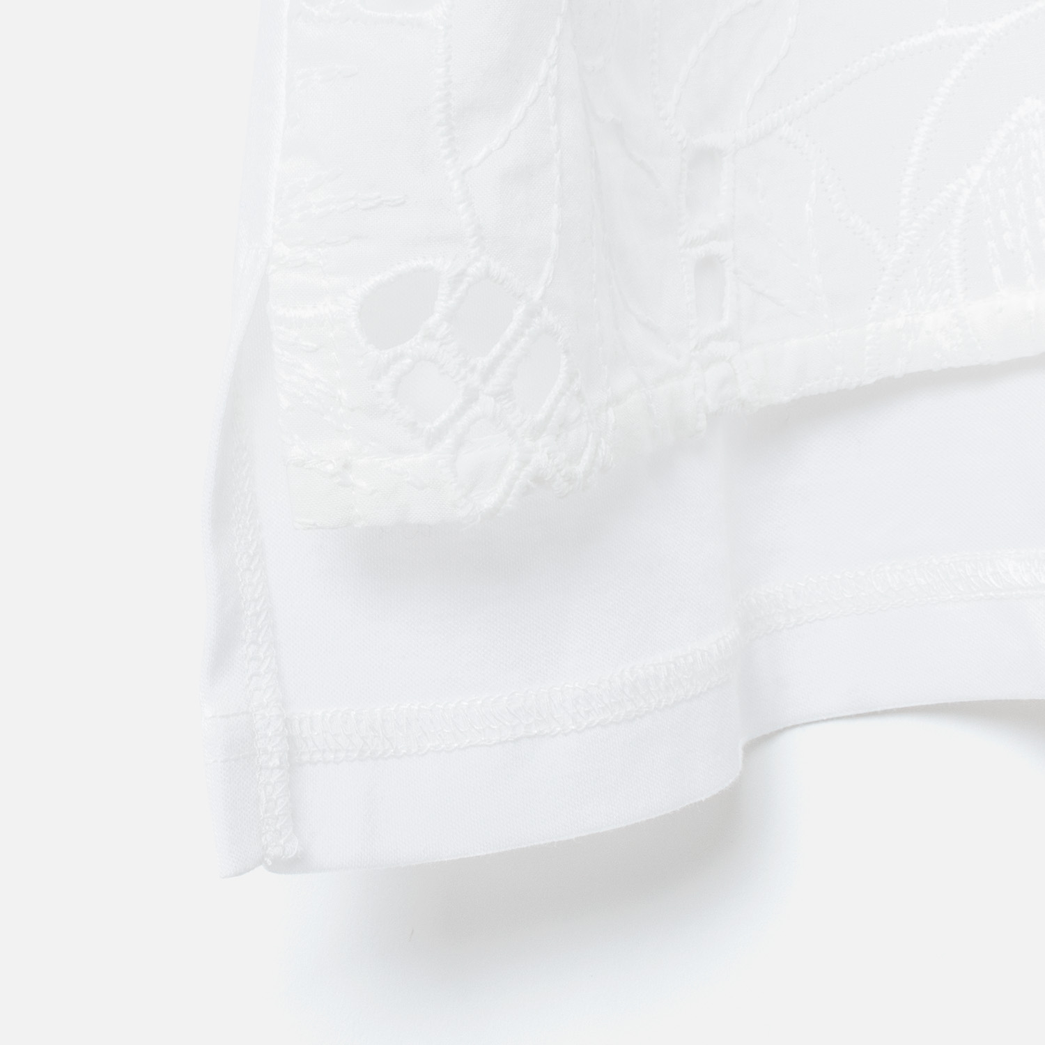 [Harriss] Cutwork Embroidery Lace Pullover