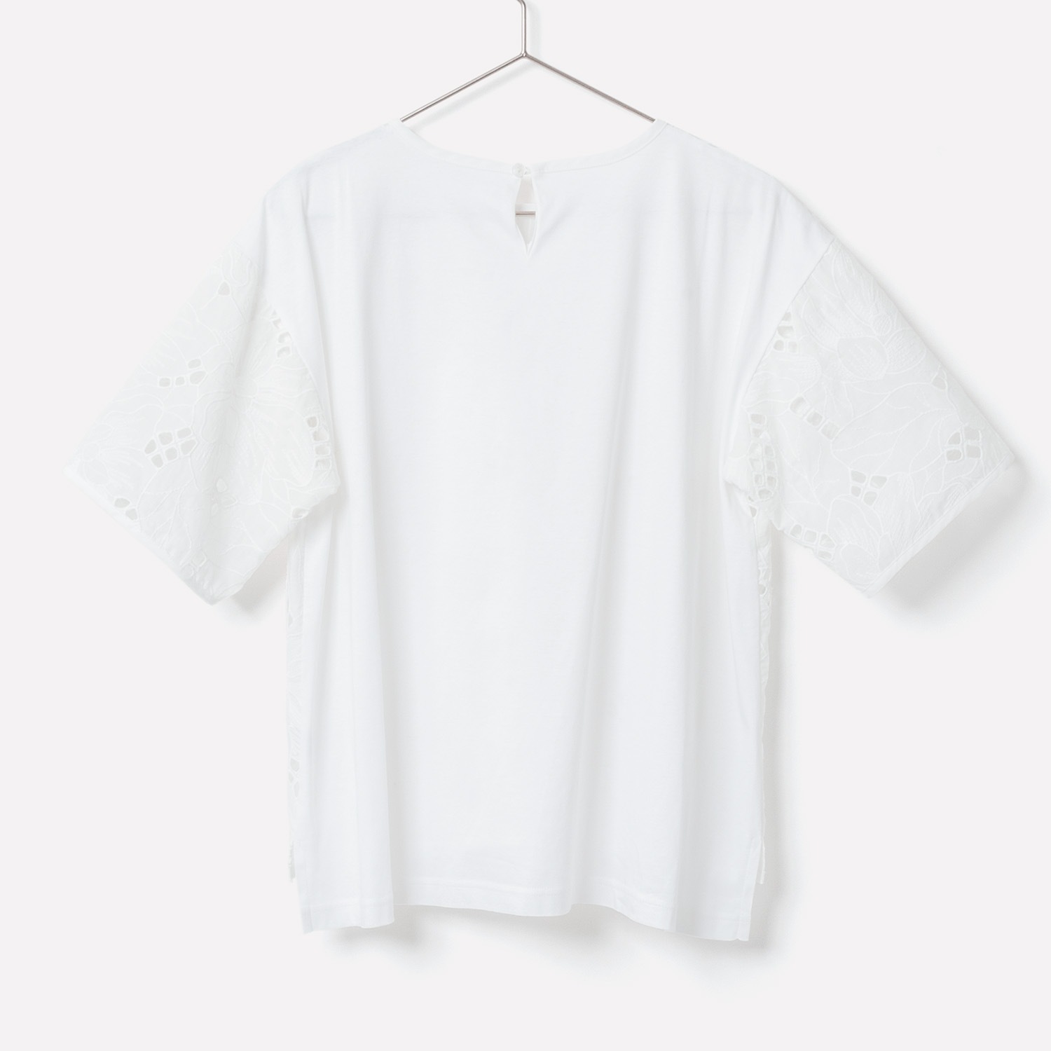 [Harriss] Cutwork Embroidery Lace Pullover