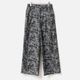 [Harriss] Printed semi-wide pants_Black(80)