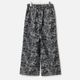[Harriss] Printed semi-wide pants_Black(80)