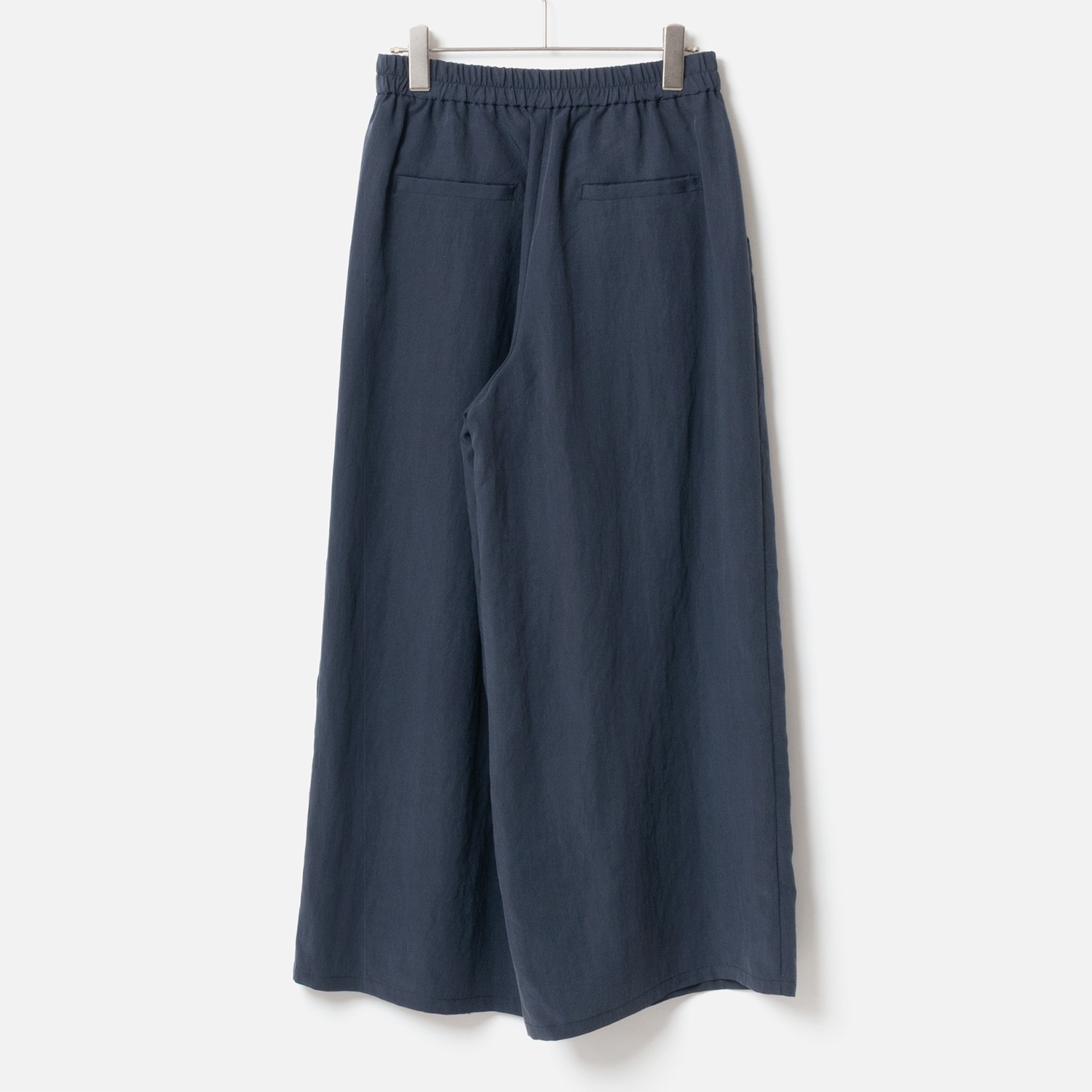 [Harriss] Waist Tuck & Gather Semi-Wide Pants