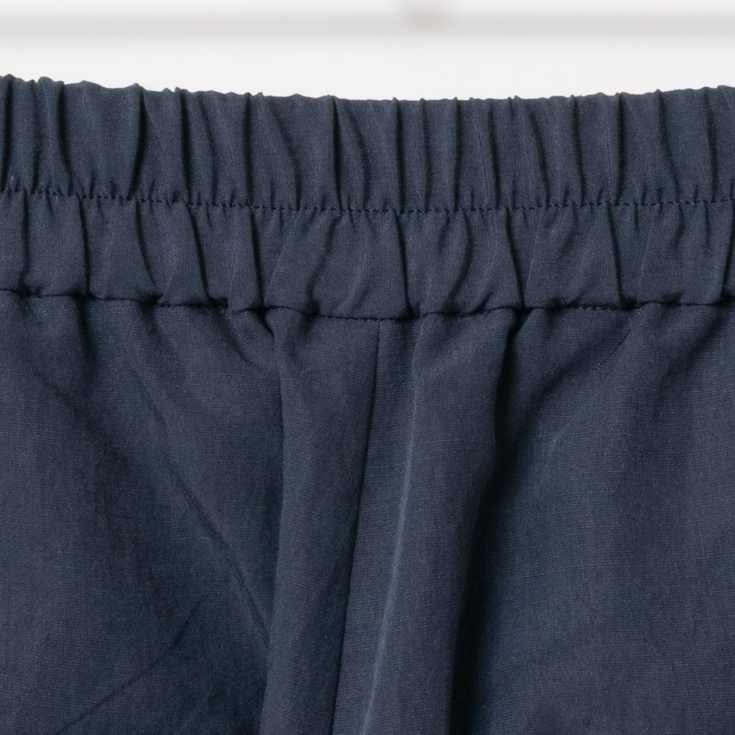 [Harriss] Waist Tuck & Gather Semi-Wide Pants